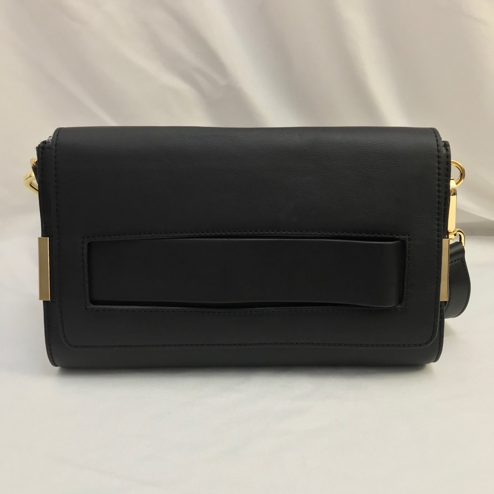 BCBGMaxazria Black leather Crossbody/Clutch